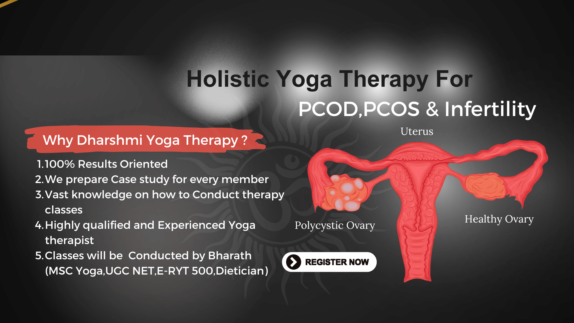 Holistic Yoga therapy for PCOD,PCOS,FERTILITY